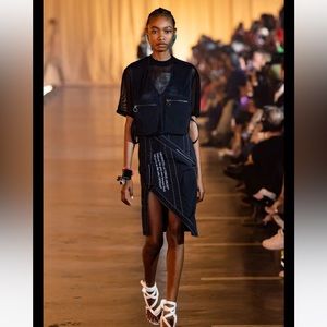 Off-White Utility Mesh Vest Size 38 (IT) from SS2020 runway